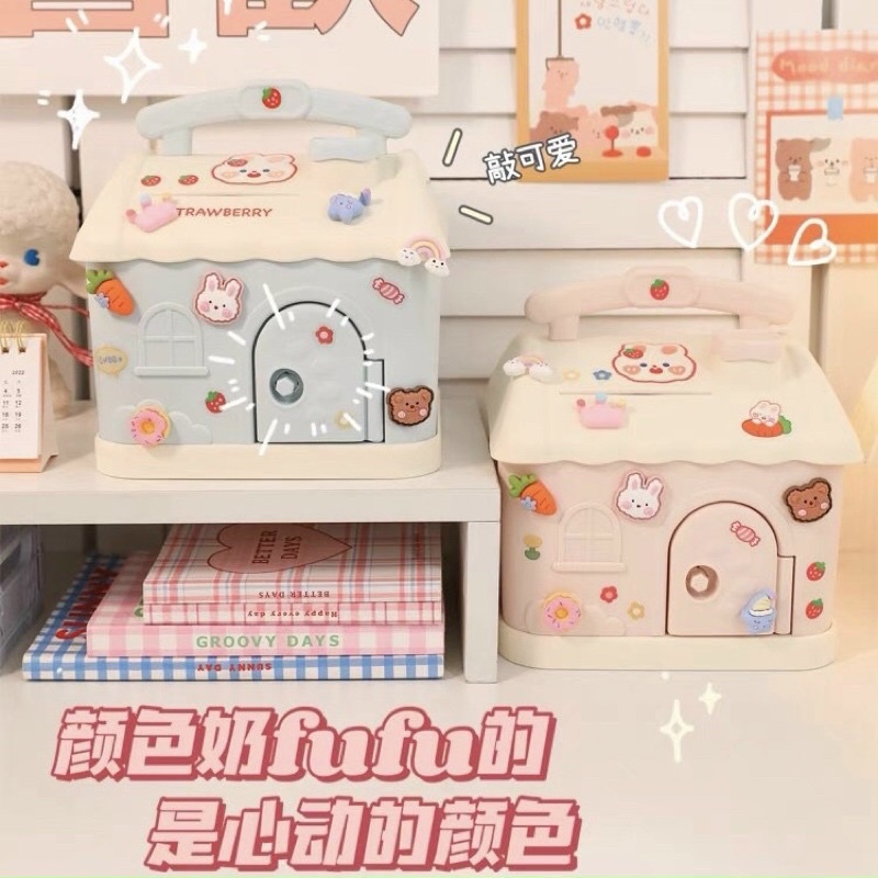 Combo 40 Sticker 3D Charm Nổi Có Sẵn Keo Dễ Thương Dán Bình Nước, Ly Nước, Kệ Đựng Bút