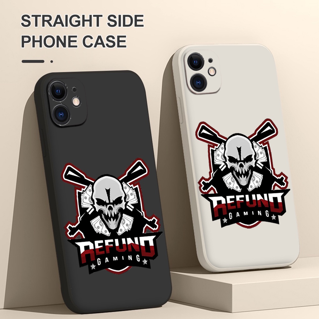 Ốp iphone Logo team Refund độc lạ mixi Apple iphone Case 7+ 8 plus 12 Pro max 11 Pro X XS MAX XR 14 13pro promax e5008