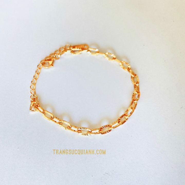 LẮC TAY TITAN XÍCH CHẠM KHÍA SANG CHẢNH