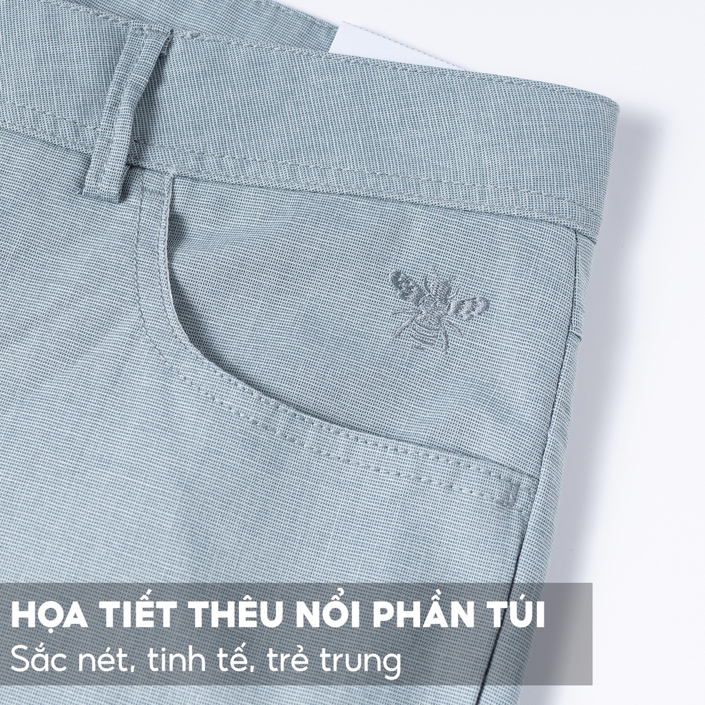 Quần Short Kaki Nam 5S BEE, Chất Cotton Mềm,Thiết Kế Basic, Màu Sắc Trẻ Trung (QSK23005)