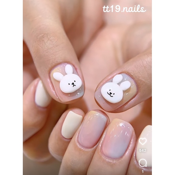 1 Hũ Gel khô trắng nặn tạo Charm nổi cute