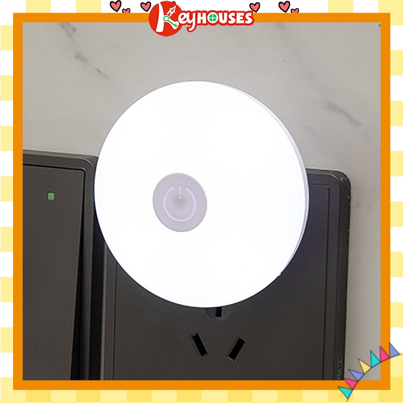 Đèn Ngủ LED Tùy Chỉnh 3 Chế Độ Sáng Vàng Ấm/Trắng/Hồng Nhạt Decor