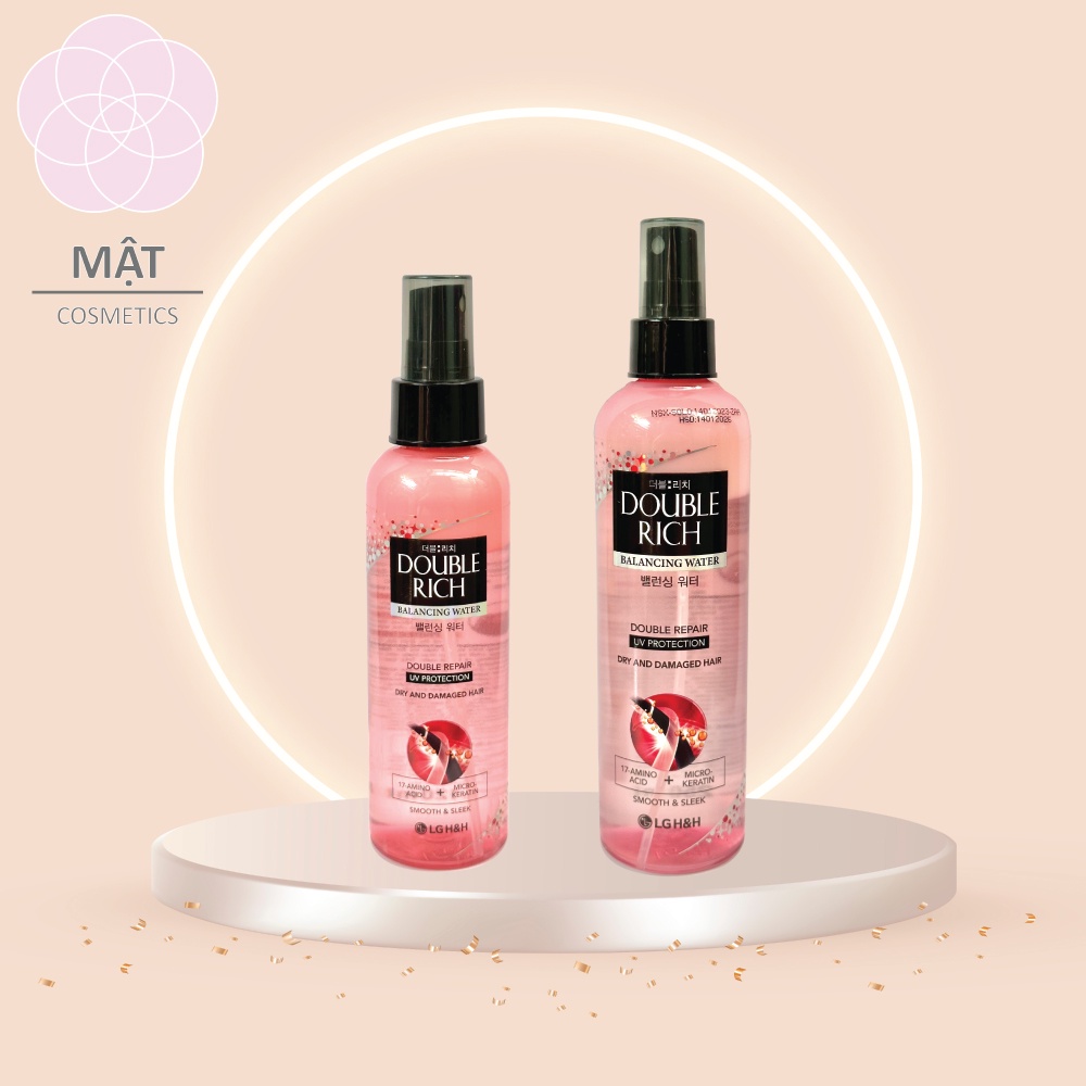Nước dưỡng tóc Double Rich chăm sóc tóc khô sơ hư tổn 120ml - 250ml