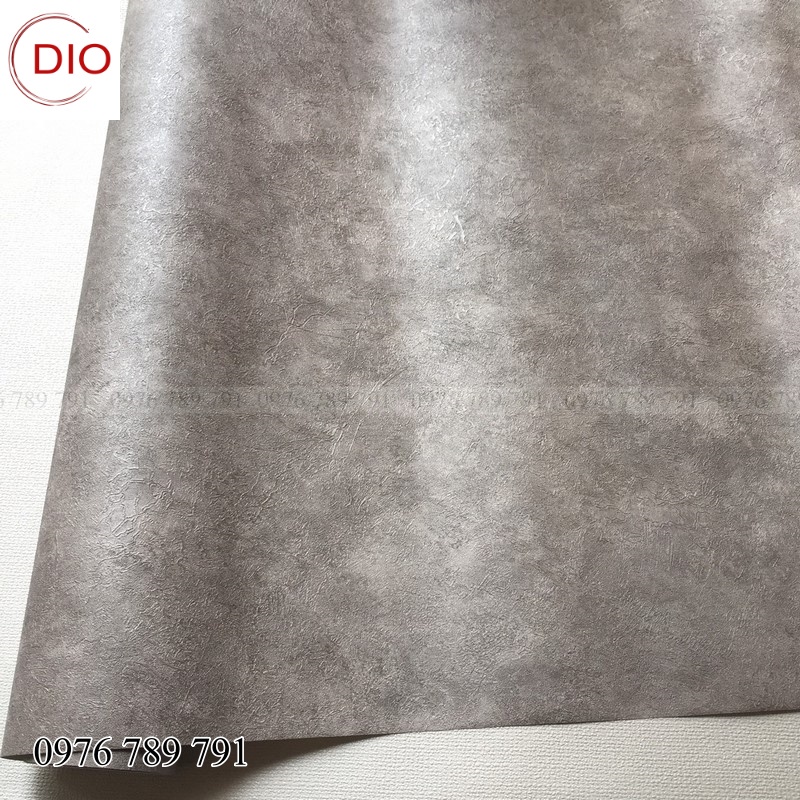 10M Giấy Dán Tường Giả Xi Măng Vân Bê Tông Nhám Lụa Không Keo Cao Cấp (Tặng Kèm Keo Dán)