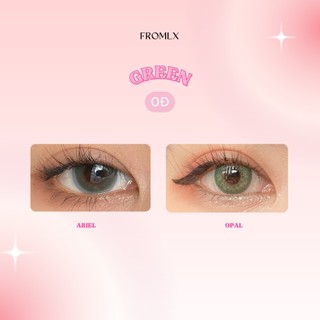 Các mẫu lens xanh lá fromlx contact lens phong cách tây sáng nổi bật
