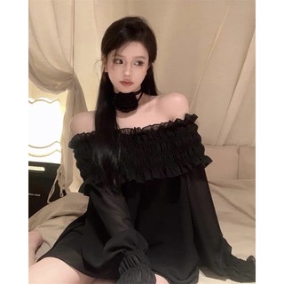 Đầm trễ vai