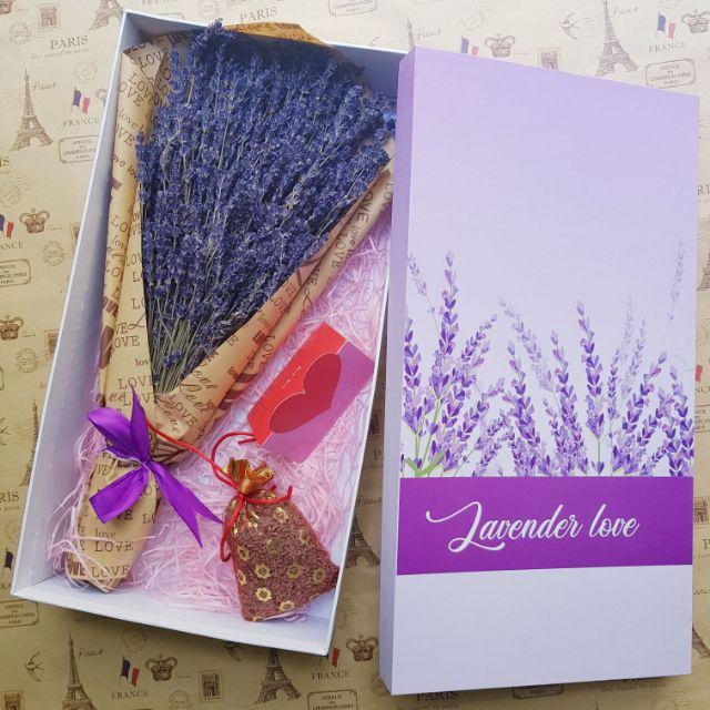 Hoa khô Lavender Pháp, hoa oải hương đẹp loại 1 làm hộp quà tặng ý nghĩa