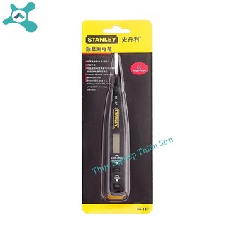 Bút thử điện điện tử stanley 66-137-23 có nút thử ,tô vít thử điện màn hình led,
