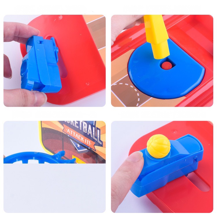 Bộ đồ chơi bắn bóng rổ mini nhỏ gọn, giải trí, giảm căng thẳng, rèn luyện kỹ năng thể dục thể thao cho bé MasterKids