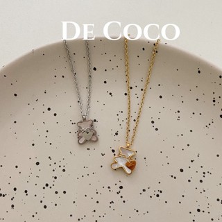 Vòng cổ nữ hình gấu, dây chuyền the bear decoco