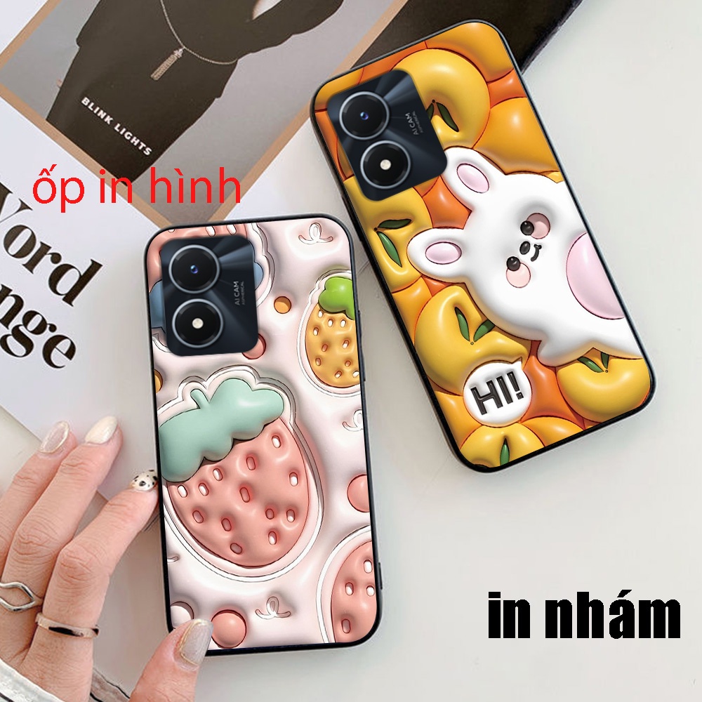 Ốp lưng vivo y02s / vivo y01 / vivo y02 in hình 3d mẫu hoa quả mới nhất