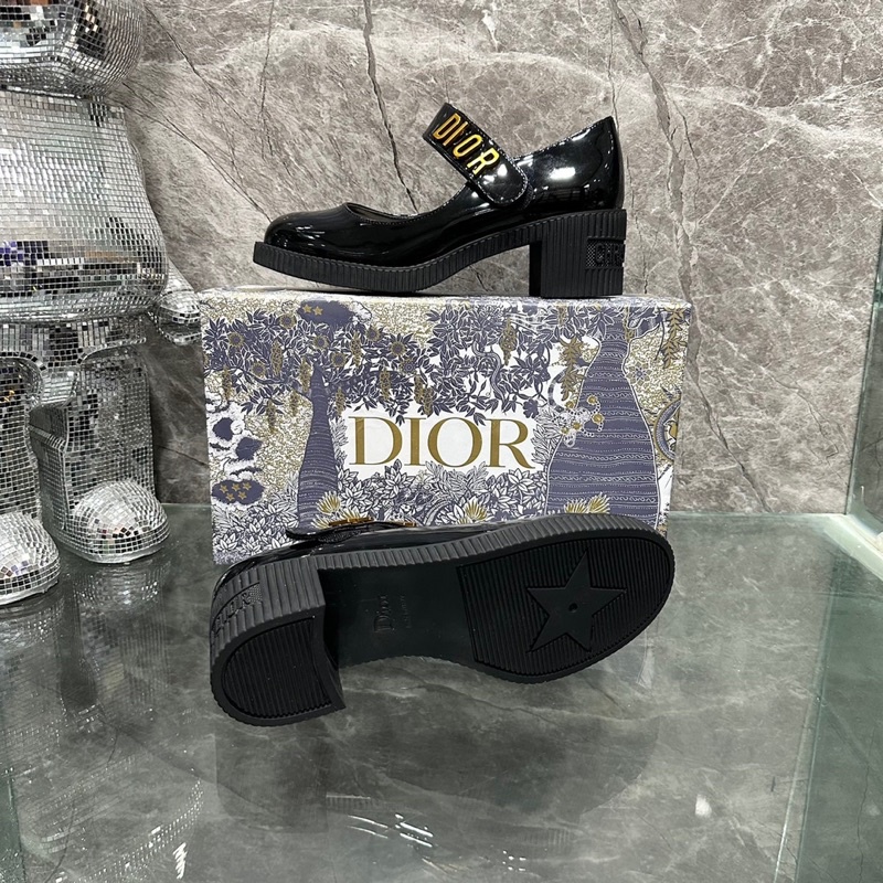 Giày dior da bóng full box