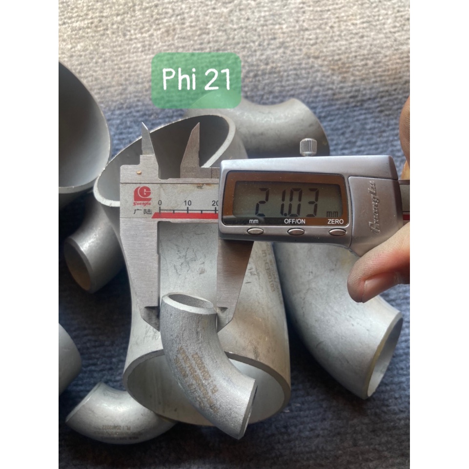CO HÀN INOX 304 SCH10 PHI 21 ĐẾN 219