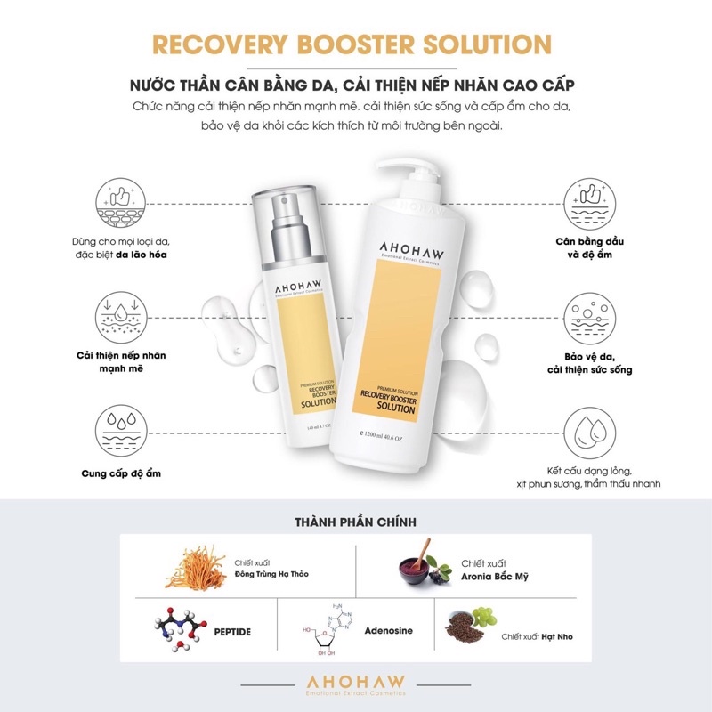 Nước thần cải thiện nếp nhăn Ahohaw