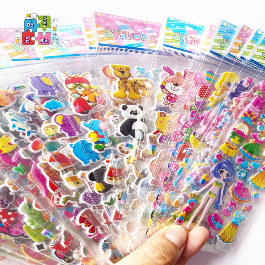 Miếng dán hoạt hình ba chiều Hàn Quốc