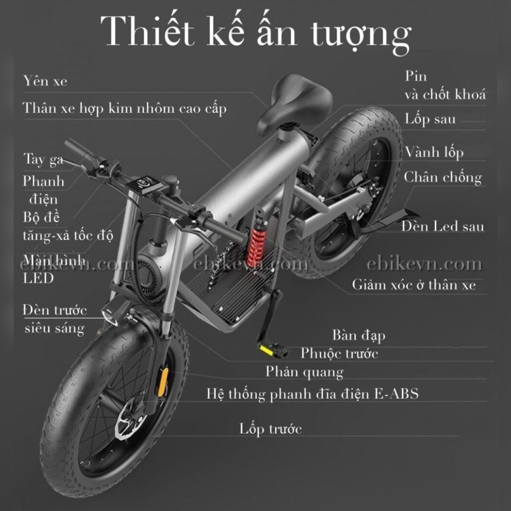Xe đạp điện Coswheel FTN T20  Ebikevn EBCOT20150223