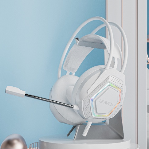 Tai Nghe Gaming LEAVEN G70 Led RGB Âm Thanh 7.1 Bass Cực Căng Âm Thanh Vòm