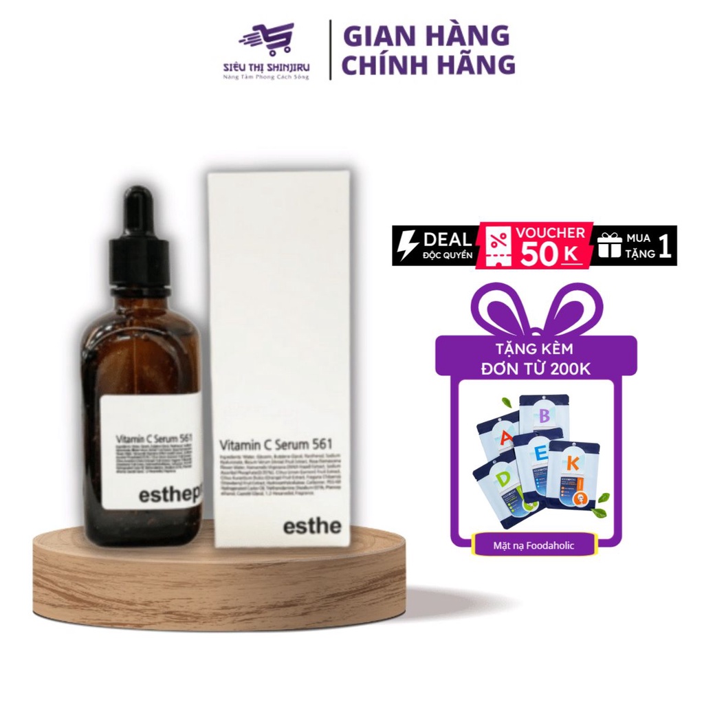 Serum Trắng Sáng Da Chống Lão Hóa Esthemax Vitamin C Serum 561 (NEW) chai 100ml