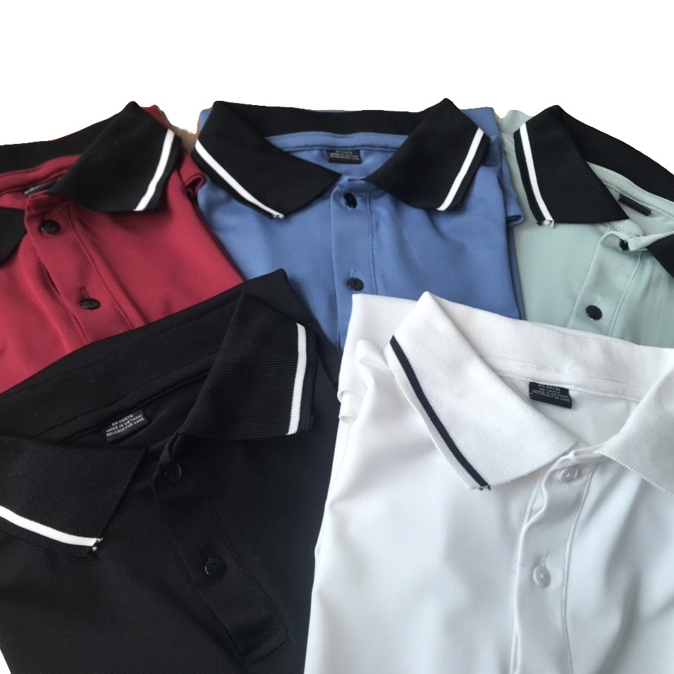Áo Thun nam ngắn tay cổ bẻ POLO PHỐI VIỀN vải thun cotton cá sấu 4 chiều co dãn cực kỳ sang trọng lịch lãm MÃ PL1