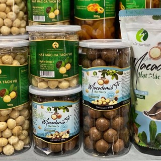 Hạt Macca Úc, hạt macca nứt vỏ (tặng dụng cụ tách vỏ)