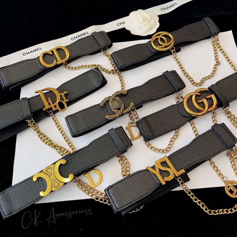 Đai xích,đai váy mạ vàng kèm xích các loại