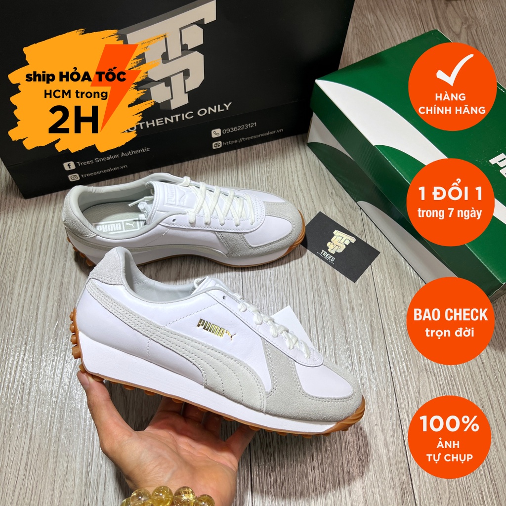 Giày thể thao PUMA ARMY TRAINER RIDER WHITE 386944 01