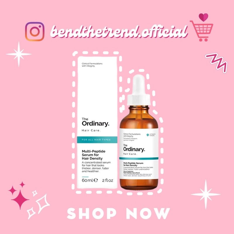 SERUM DƯỠNG TÓC, DA ĐẦU THE ORDINARY MULTI-PEPTIDE SERUM FOR HAIR DENSITY HAIR CARE