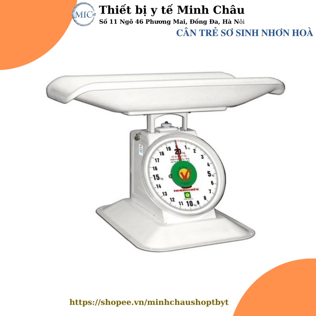 Cân Có Thước Đo Em Bé Sơ Sinh Trẻ Em Nhơn Hòa 20kg - Mã CĐHTE20