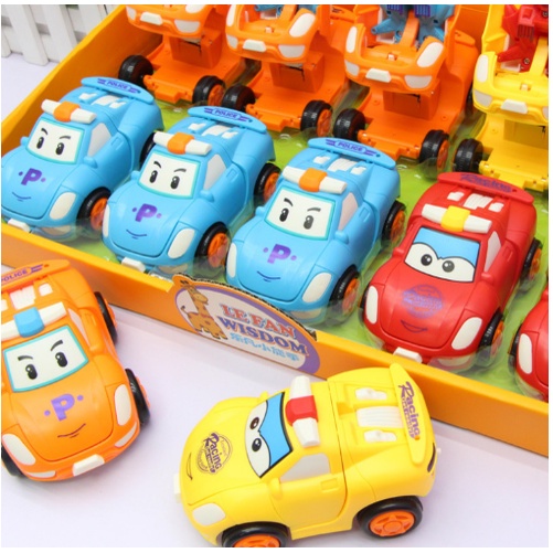 Đồ chơi Ô tô biến hình Robot nhiều màu sắc cho các bé