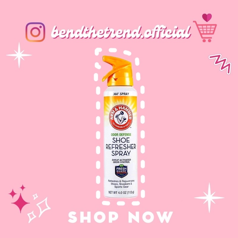 XỊT KHỬ MÙI GIÀY ARM & HAMMER SHOES REFRESHENER SPRAY GIẢM MỒ HÔI