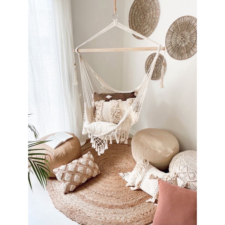 Võng lười Decor không gian + pát treo xích đu