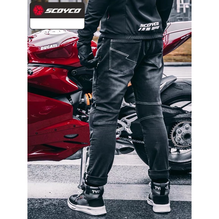 Quần giáp jean bảo hộ mô tô Scoyco P075 / P075-2