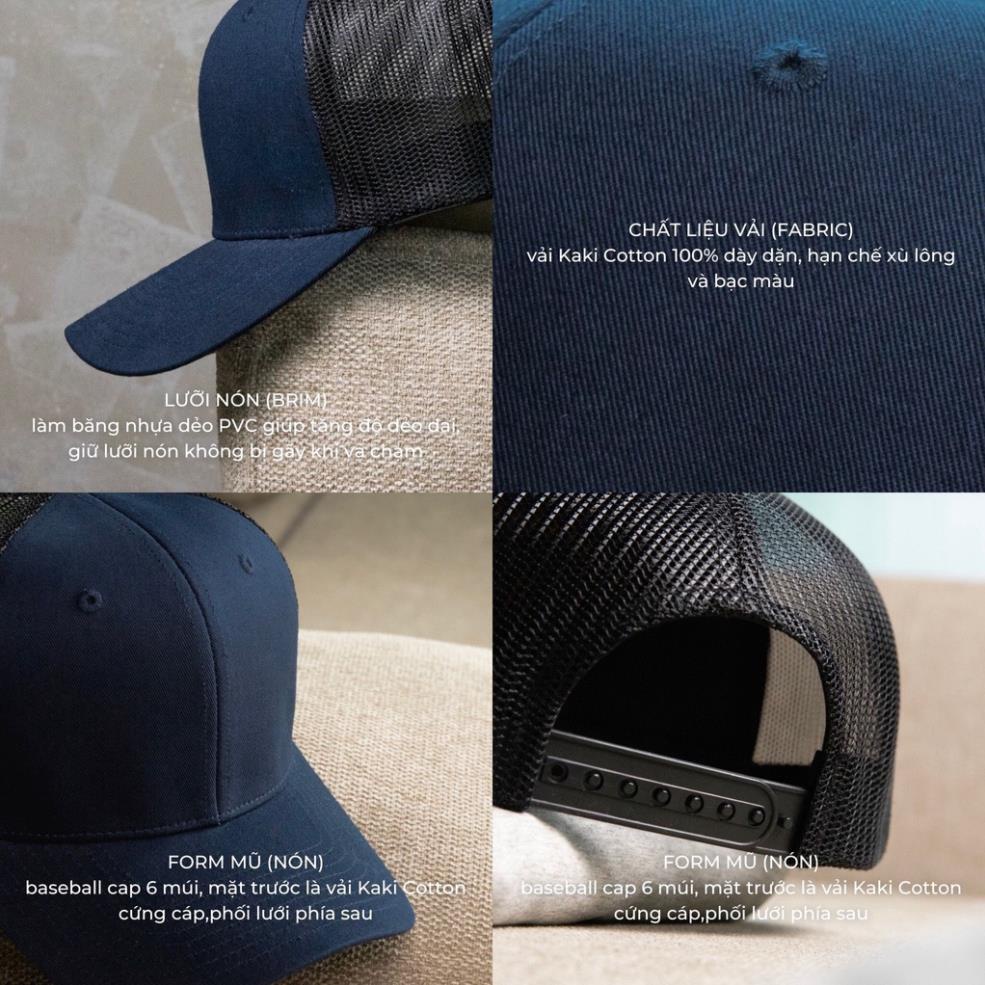 Mũ nón lưỡi trai nam thoáng khí phối lưới Baseball Cap - Thương hiệu Coolmate chất lượng cao