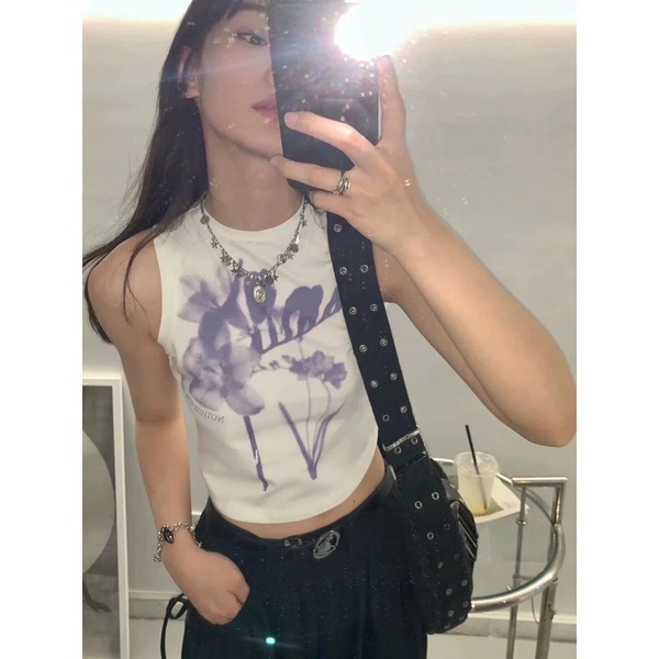 Áo croptop trắng