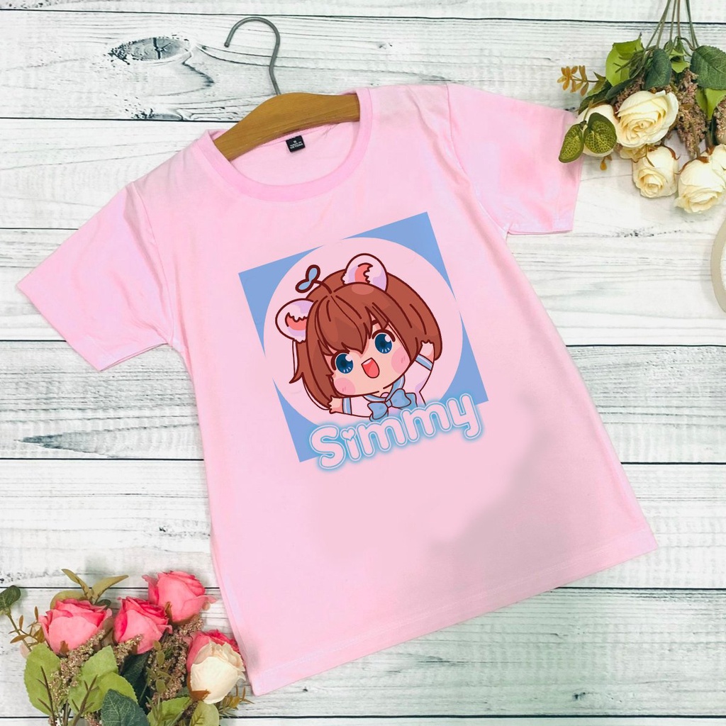 Áo thun hồng bé gái in hình Hero team logo full nhân vật, áo phông trẻ em mềm mịn, co giãn size từ 10kg đến 60kg