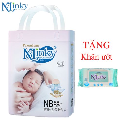 Tã dán Minky size NB88