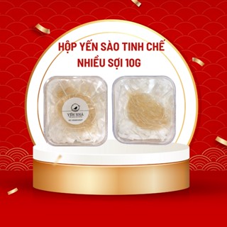 Hộp 10g Tổ yến sào tinh chế sợi dài cao cấp + tặng nguyên liệu chưng Yến