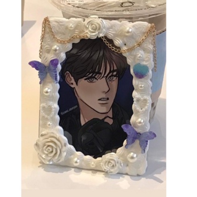 Toploader decor card tông trắng