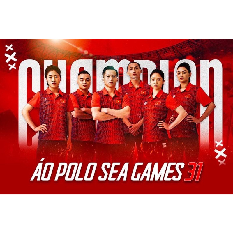 Áo polo seagame 31 full size nam nữ