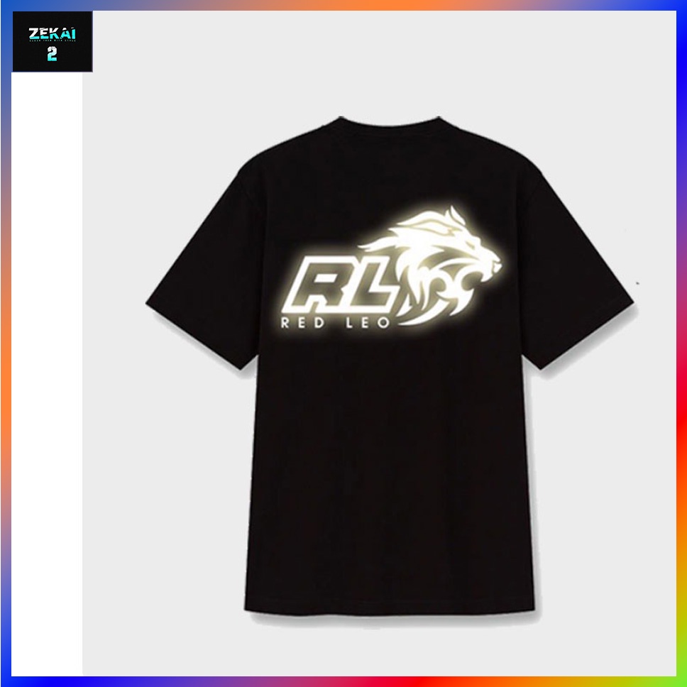 Áo thun nam racing boy REDLEO phản quang 7 màu có 2 mẫu - Áo thun đen