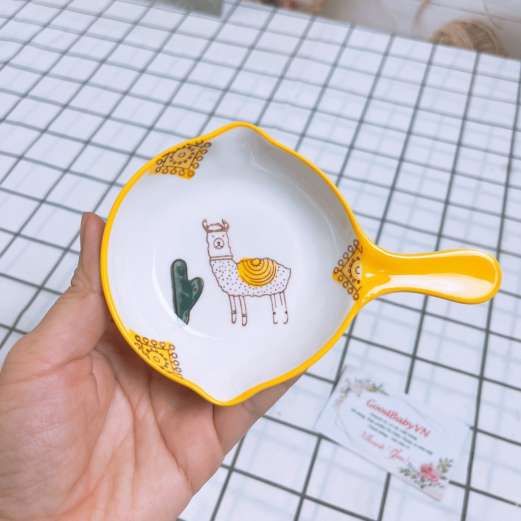 Bát gốm sứ ,bát ăn dặm mini Tròn Vuông nhiều mẫu hoạ tiết cao cấp xinh xắn Goodbabyvn