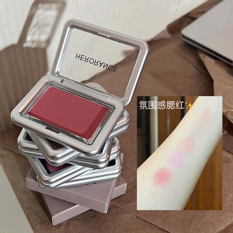 Phấn Má Hồng Đơn Sắc Tông Đào / Cam / Hồng Tự Nhiên Tạo Khối Trang Điểm Tiện Dụng NO.HR403