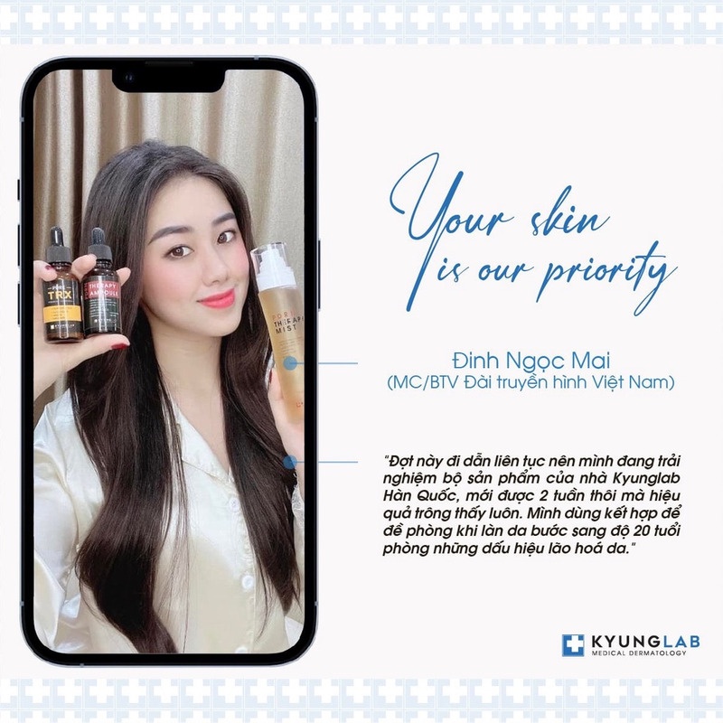 Serum tế bào gốc Kyung Lab PDRN trẻ hoá da chống lão hóa da 30ml