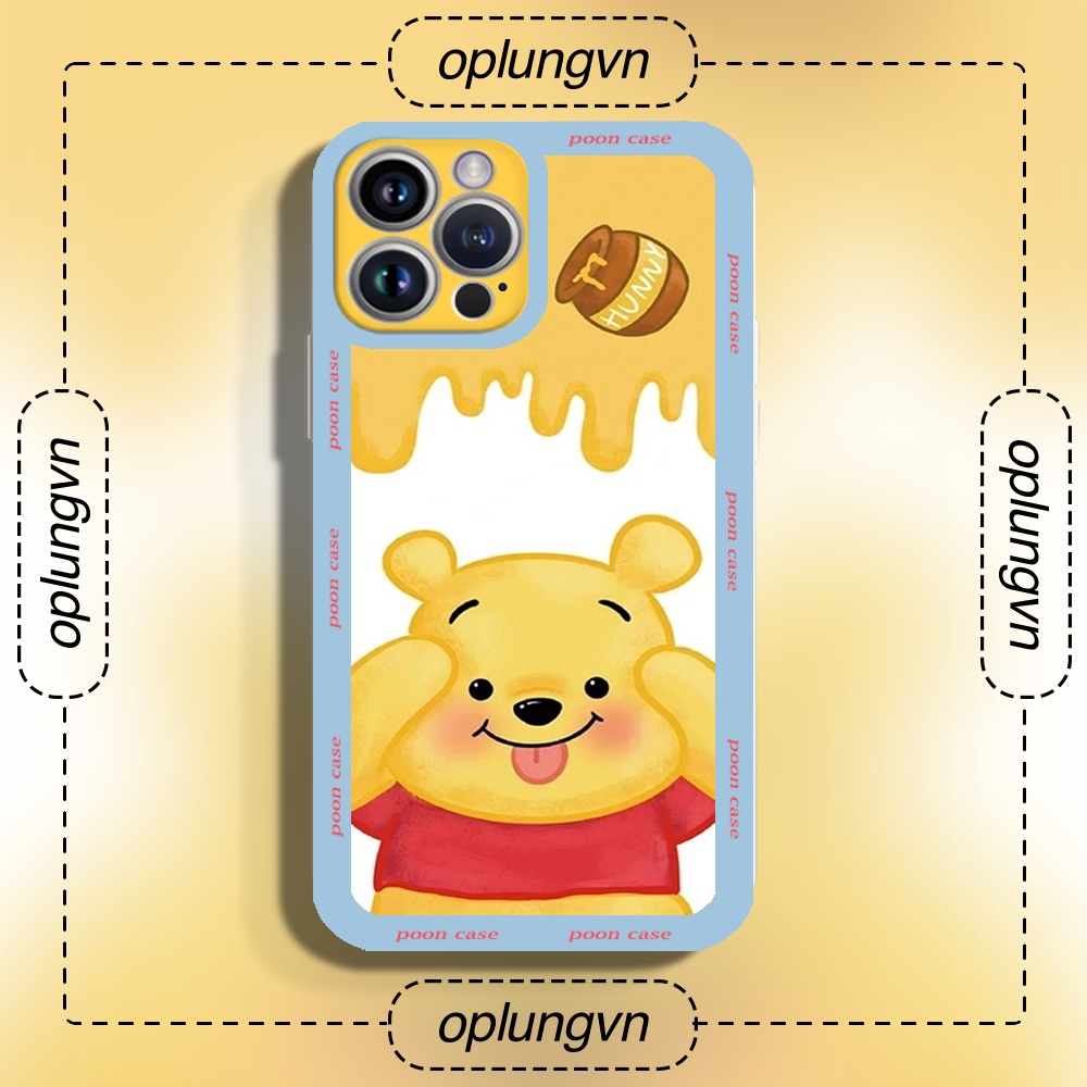 Ốp lưng iphone Ốp điện thoại mềm gấu cute thích hợp cho iPhone 11 Pro 11 12 13 Pro max XS max XR 7 plus 8plus Se tr8006