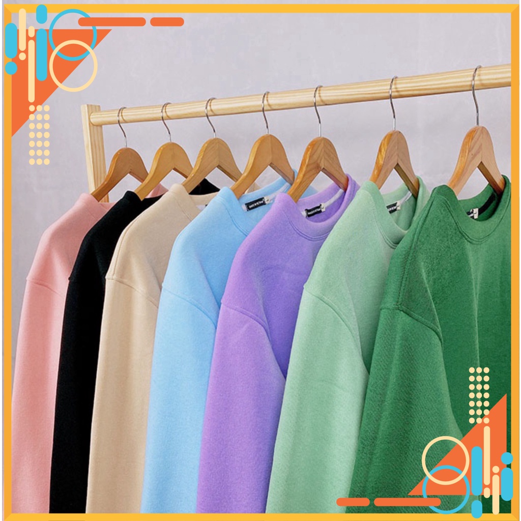 Áo sweater HY KOREA nam nữ form rộng thời trang unisex Special Chill 412