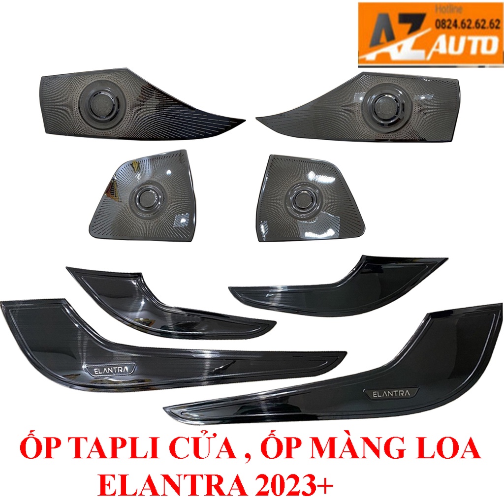 Ốp chống xước Tapli, Táp li cửa , ốp màng loa Hyundai Elantra 2023 ( h