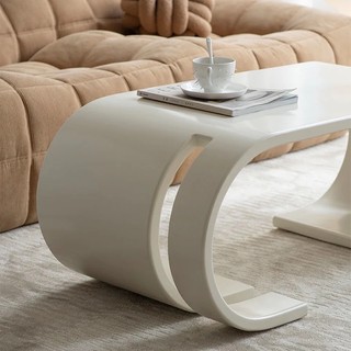 Bàn gỗ Roll trắng cao cấp | Roll Table