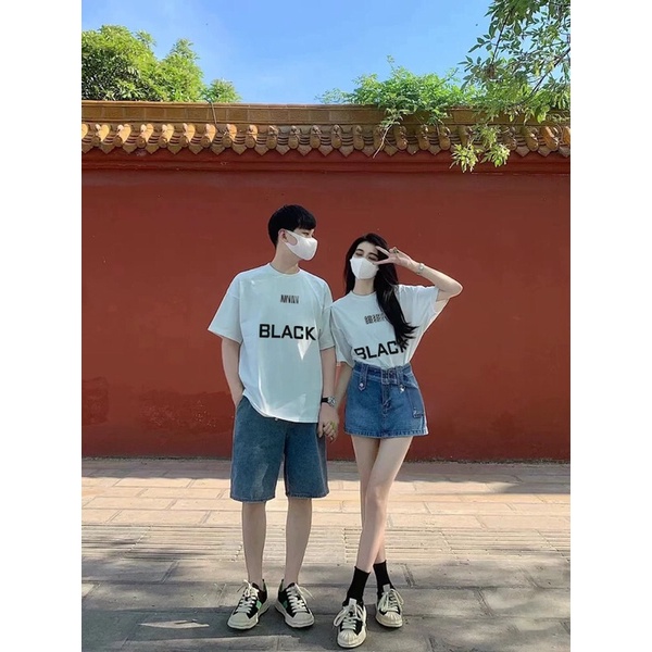 [ ORDER CHINA ] ÁO ĐÔI BLACK WHITE