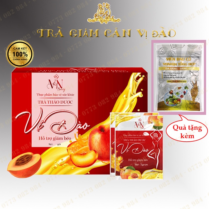 Trà Giảm Cân Collagen X3 Vị Đào Đông Anh  Trà Đào Giảm Cân Chính Hãng Mỹ Phẩm Đông Anh