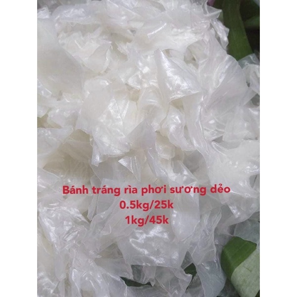 1kg Bánh tráng rìa dẻo phơi sương ngon